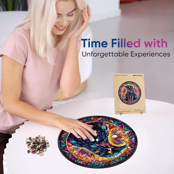 Reouinty 500 Pieces Wooden Puzzles - Image 3