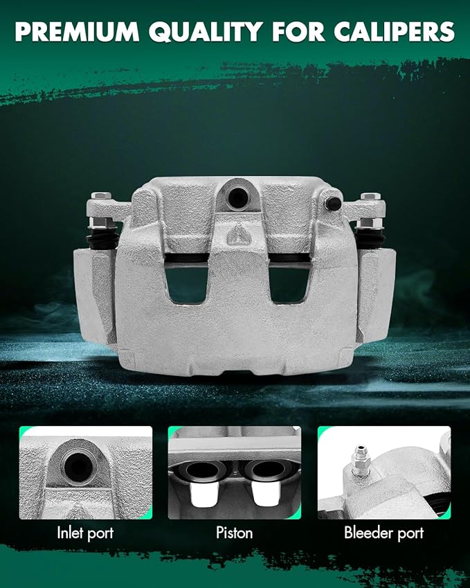 SCITOO 18B5054 Front Left Disc Brake Caliper Assembly w/Bracket For Chrysler For Aspen,For Dodge For Dakota/For Durango/For Ram 1500,For Ram For 1500/For Dakota