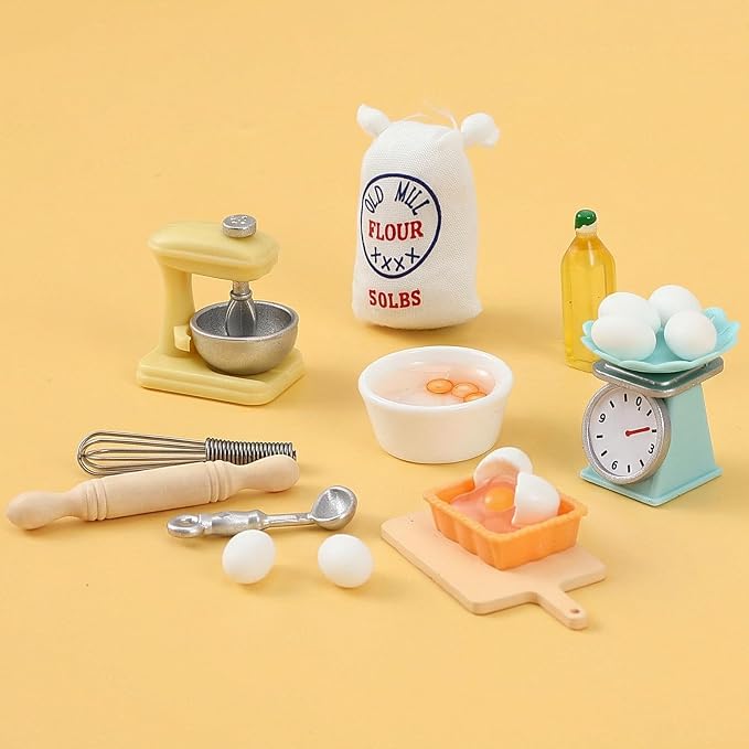 15PCS Miniature Dollhouse Kitchen Accessories, 1 12 Scale Mini Stuff - Image 6