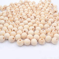 14mm Wooden Beads for Craft, Bead Garland, Farmhouse Decor by Modpion