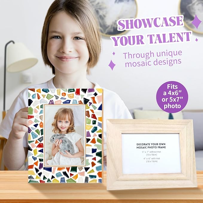 goldentime Decorate Your Own Mosaic Picture Frame - Image 4