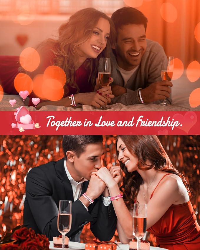 Goldwise Valentine's Day Friendship Bracelet Kit, Jewelry Making Kit - Image 4