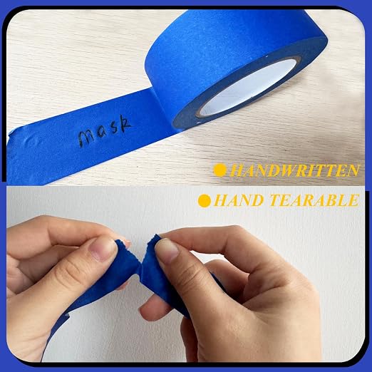 SmaringRobot Premium Blue Painters Tapes, Paint Tape, No Residue & Easy Removal - Image 5