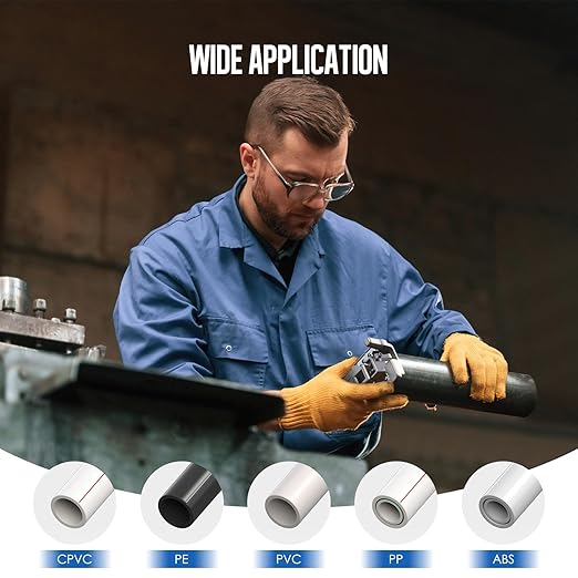 Deburring Tools for Plastic Pipe, 1-1/4 to 4-Inch for 6 Pipes Size, PVC Chamfer Tools with Sharper Blade-2*Blades, Achieve More Uniform Coverage and Adhesion