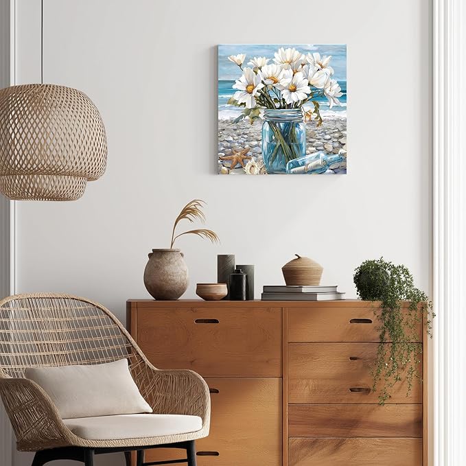 hkejoi Flowers Paint by Numbers Kit - Image 6
