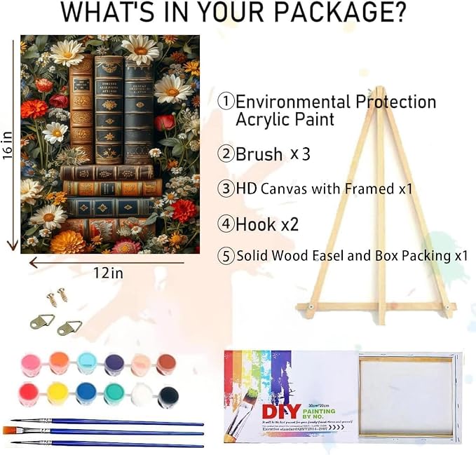 Clendo Book Paint by Numbers Kit - Image 2