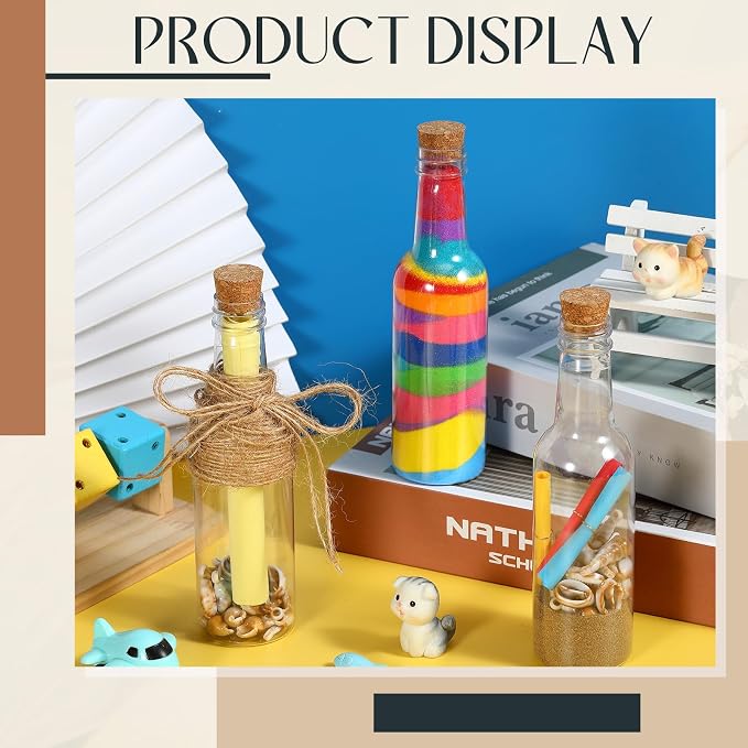 Tanlade 30 Pcs 5.6oz Plastic Sand Art Bottles - Image 3