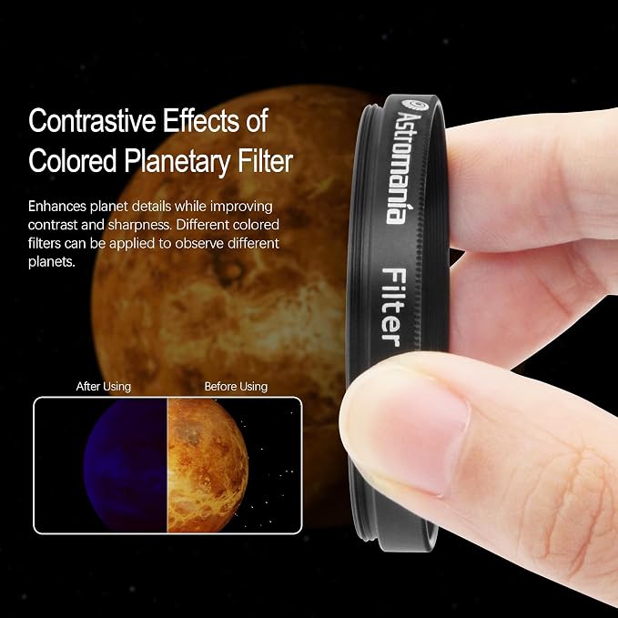 Astromania 2 Inch Telescope Planetary Color Eyepiece Filter #47 Dark Blue | - Image 3