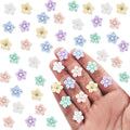 100 Pieces Tiny Flower for Dollhouse Miniatures Resin Things for Crafts Mini by HOMICO