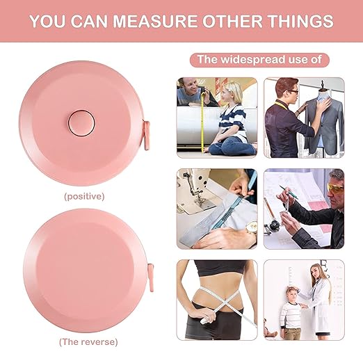 12 | 24 | 36 | 48 | 72 | 96 | 120 Pack Tape Measure,12 Colors Soft Retractable Measuring Tape 60-Inch/150cm, for Body Measuring Tailor Cloth Home Craft Measurements (96 Pack)