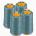 AK Trading 4-Pack Ozone Blue All Purpose Sewing Thread Cones of High Tensile by Fabrics%7CEventDecor%7CCrafts%7CUpholsteryFoam