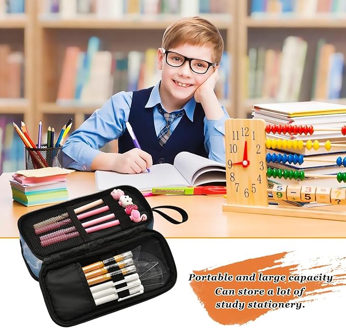 Great Pyrenees Dog Pencil Case Box Boys Girls Large Pencil Pouch Zipper - Image 3