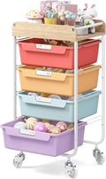 Rolling Craft Storage Cart by SYKIARIOL