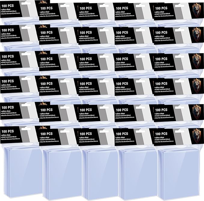 3000 Counts Card Sleeves for Trading Cards, Soft Penny Card Sleeves, Sports by ZLinwly