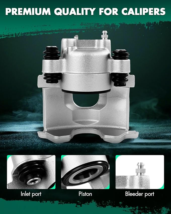 SCITOO 184642 Front Left Disc Brake Caliper Assembly Without Bracket For Chrysler,For Dodge,For Eagle,For Plymouth