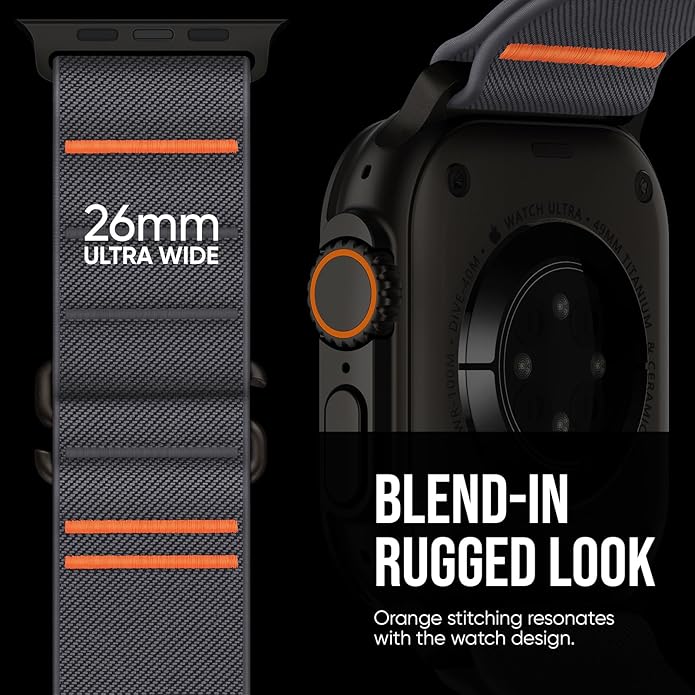 Suitisbest Sport Bands Compatible with Apple Watch Ultra Band 49mm 46mm 45mm 44mm 42mm 38mm 40mm 41mm Men Women, Stretchy Nylon Sport Loop Strap with S-Hook for iWatch Series 10 Ultra SE 9 8 7 6 5 4 3