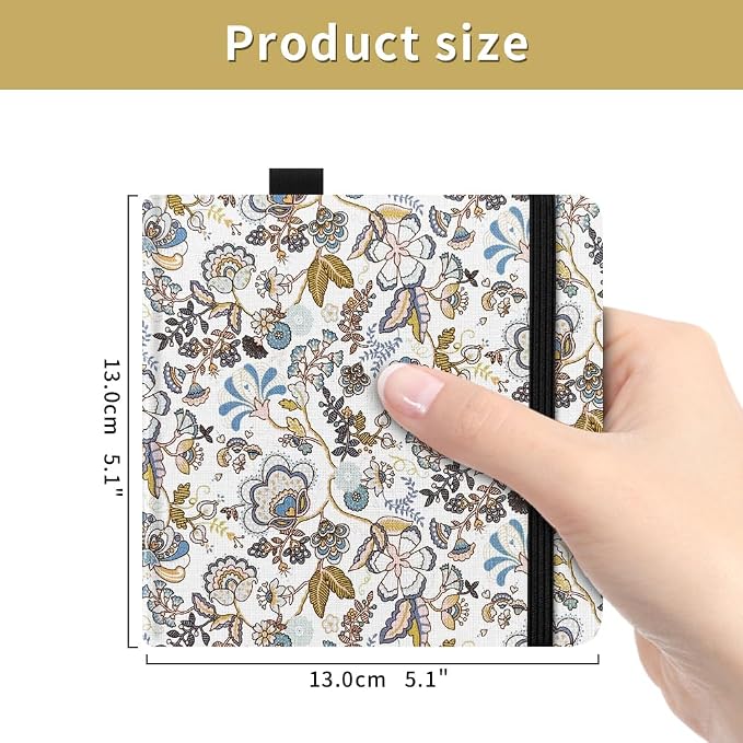 5x5 Handy Portable Handmade Cloth Fabric Hardcover Sewing Binding Travel - Image 2