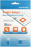 Wingkind Non-Slip Grips for Quilting Rulers, Quilting Templates-96 Pieces/Pkg by WINGKIND
