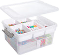 Citylife 17QT Clear Craft Organizers and Storage Box by Anywish
