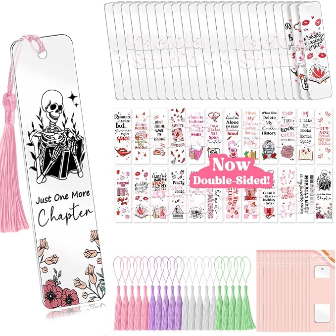 Kaciola 24 Acrylic Bookmark Blanks by Kaciola