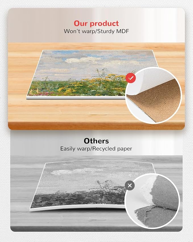 100 Pack 4x6 Inch Mini Painting Canvas Boards - Image 7