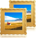 10x10 Wavy Picture Frame With Mat by Unknown