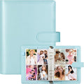 A5 Kpop Photocard Binder with 30 Pack 4-Pocket Card Pages, 6 Ring A5 Binder by WITHYU