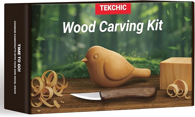 Wood Carving Kit Whittling Knife by TekchicDIYTools