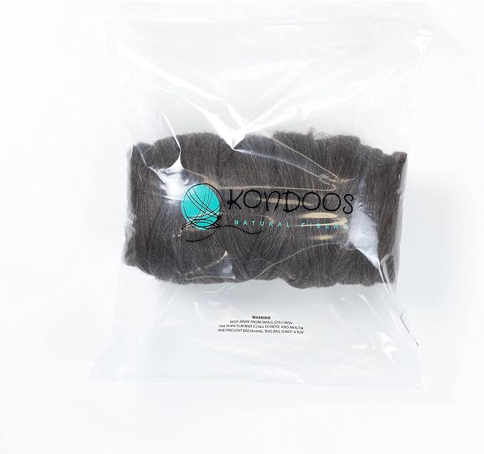 Natural Wool Bulk roving, 1 lb. Best Wool - Image 3