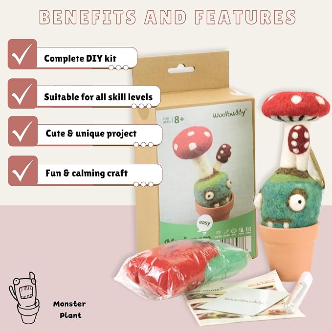 Woolbuddy Needle Felting Starter Kit - Image 4
