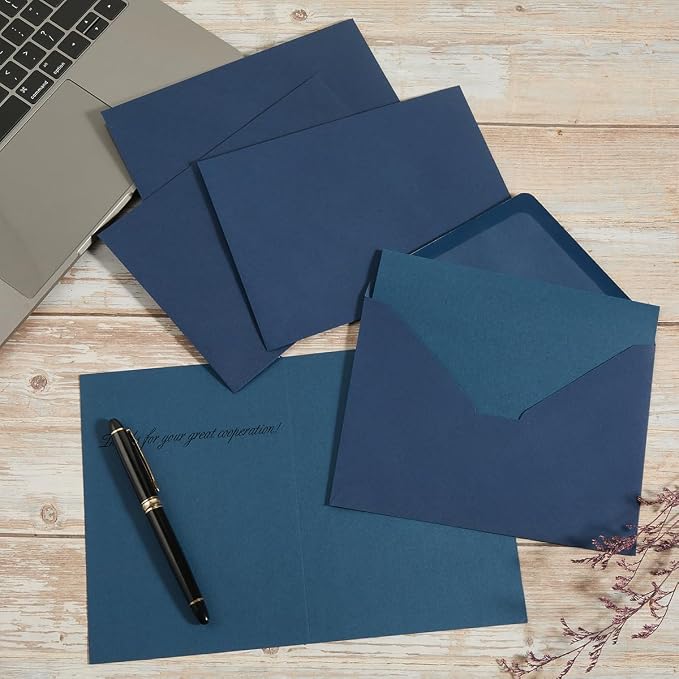 50 Pack Navy Blue A6 Envelopes - Image 6