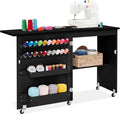 Best Choice Products Folding Sewing Table Multipurpose Craft Station & Side Desk by Unknown