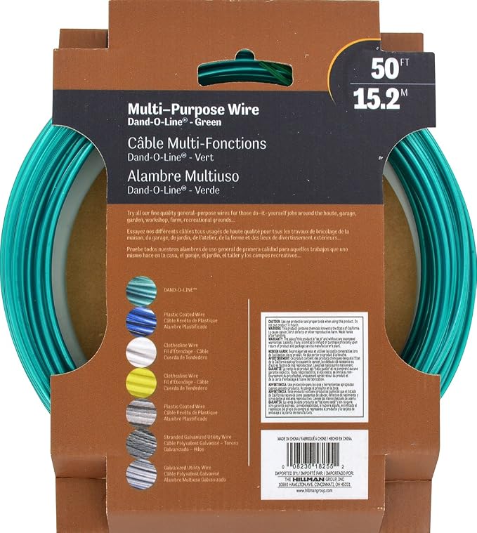 Hillman Green Plastic Coated Steel Wire - Image 5