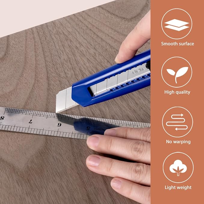 5 Pack Walnut Plywood Sheets 12x18x1/8 Inch, 3mm Plywood - Image 3