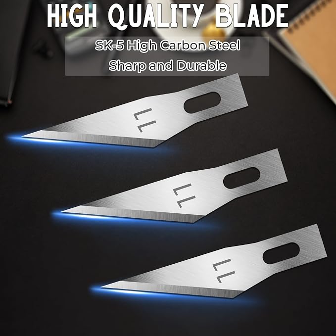 Jetmore 120 Pack Exacto Knife Blades 11, Craft Knife Blades Replacement - Image 3