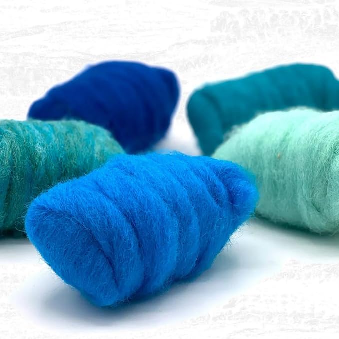 Corriedale Carded Sliver Wool Roving Variety Bundle | Best Core Wool - Image 9