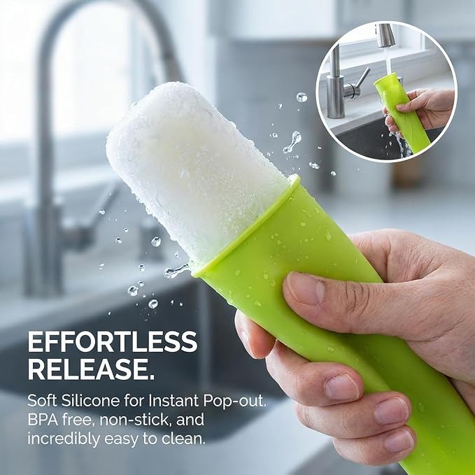 RAINFLOW 8 PCS Silicone Popsicle Molds - Image 7