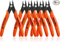 ValueMax Flush Cutters 12 Pack, 5" Micro Precision Side Cutter Pliers Spring-loaded, Small Diagonal Cutters for Jewelry Making, Electronics, Zip Ties, Model Craft
