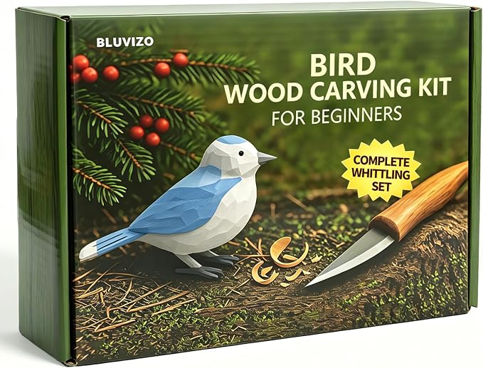 Wood Carving Hobby Kit for Adults & Kids by YourTrustedCompanionontheCarvingJourney