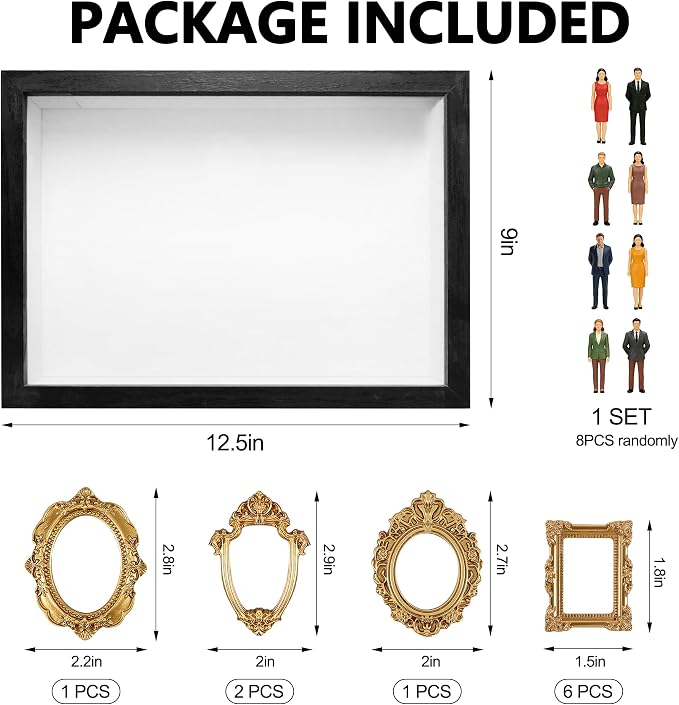 DIY Mini Museum Silhouette Box, Shadow Box Frame - Image 2