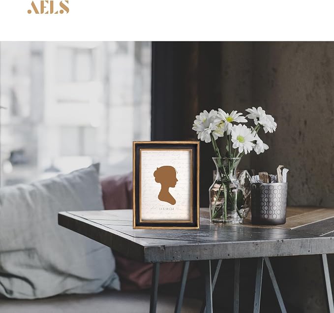 AELS 5x7 Inch Vintage Picture Frame, Elegant Antique Photo Frames - Image 6