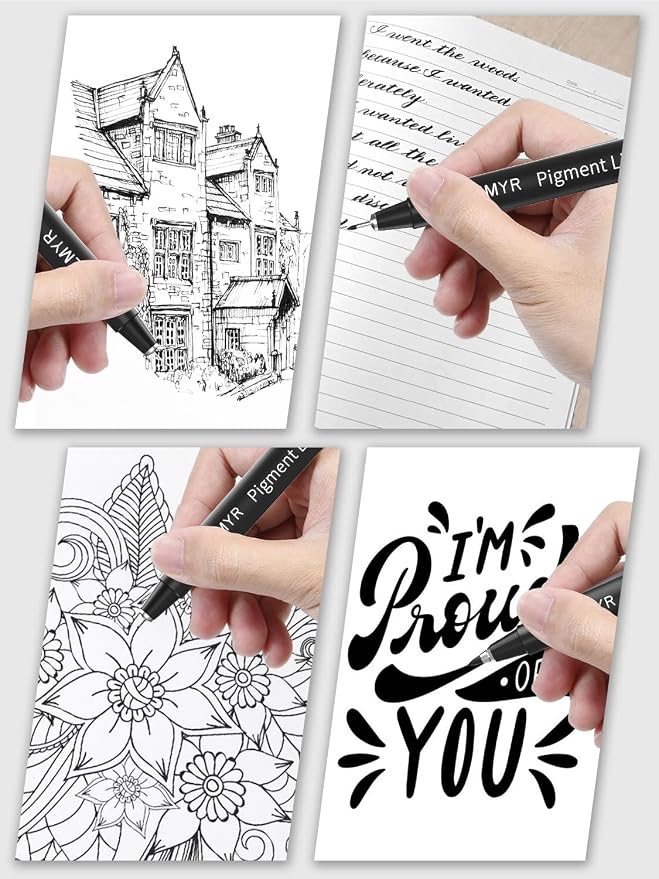 KEMYR Micro Fine liner Drawing Art Pens Calligraphy Pens: 22 Size Art supplies - Image 8
