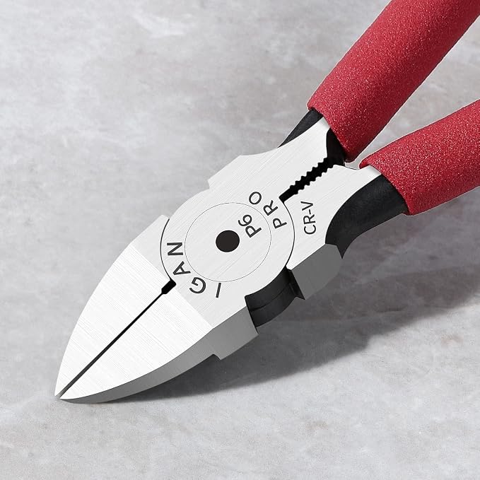 IGAN-P6 Wire Flush Cutters, 6-inch Ultra Sharp and Powerful Side Cutter Clippers - Image 3