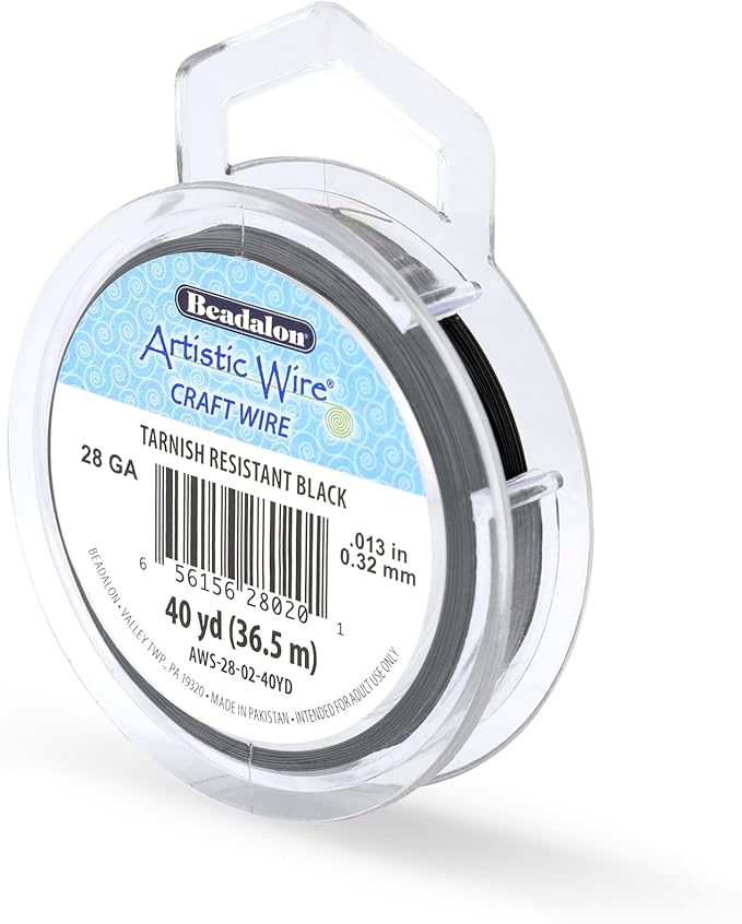 Artistic Wire, 28 Gauge Tarnish Resistant Colored Copper Craft Wire, 40 yd by Unknown