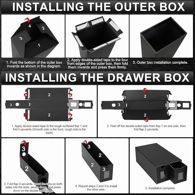 Card Storage Box, 11000+ Trading Card Storage 2000+ Toploader Card Storage Box - Image 7
