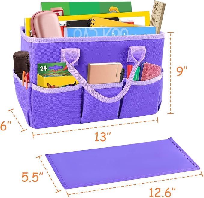 ZKOO Craft Organizer Tote Bag, Portable Art Supply Storage Caddy - Image 2