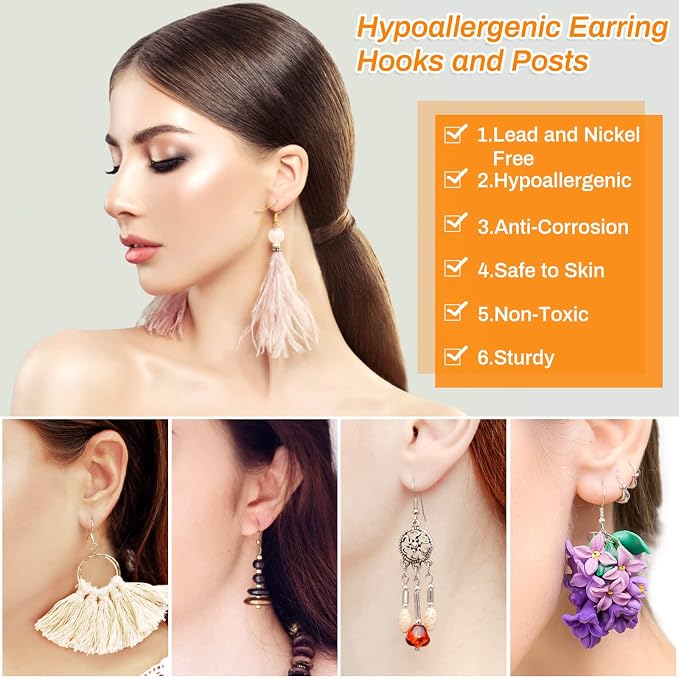 Modacraft 2000Pcs Earring Making Supplies Kit - Image 6