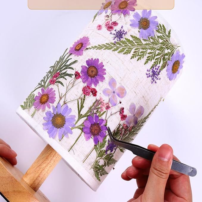 33pcs Dried Pressed Flowers for Crafts Resin DIY Art Natural Dry Floral Pansy - Image 3