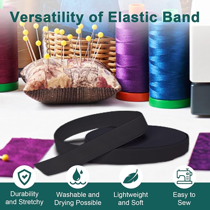 Airisoer 3/4 Inch Inch Elastic Band - Image 5
