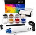 Embossing Kit with Heat Tool Bundle, Embossing Powders, Complete Embossing by PIXISS